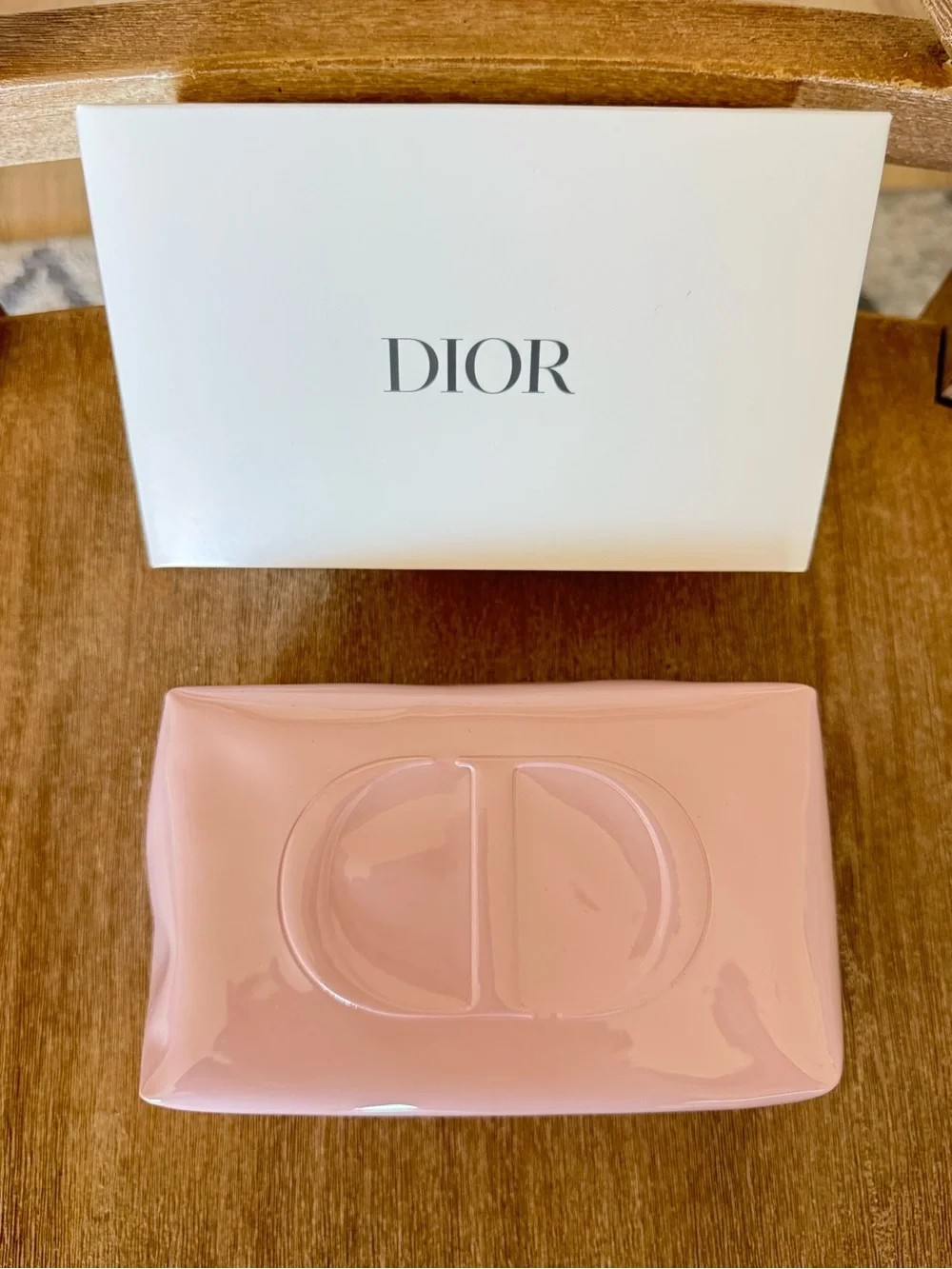 Dior Set, Soft Pink Lip Gloss, mascara, case & Miss Dior Blooming Bouquet scent.